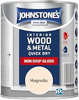 Johnstone's Quick Dry Non Drip Gloss Paint Magnolia 750ml 10m2 view 6