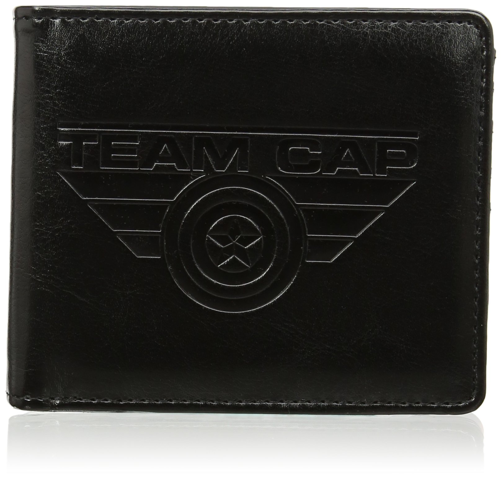 BB Designs Europe Unisex-Adult Marvel - Captain America Embossed Wallet Wallet Black (Black)