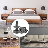 Anwenk 4pk Heavy Duty Furniture Leveling Feet 1320LB Support 3/8"-16 T-Nut Kit view 5