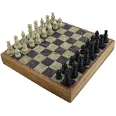Strategy Board Games for Adults Unique Chess Board and Pieces Set 10 X 10 Inches