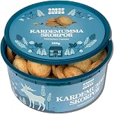 Nyakers Kardemumma Skorpor Swedish Cardamom Cookies - Small Crusts Shortbread Cookies with Cardamom Spice Traditionally Baked in Sweden - Gourmet Sugar Cookies for Christmas &amp; Any Occasion (12.34 Oz)