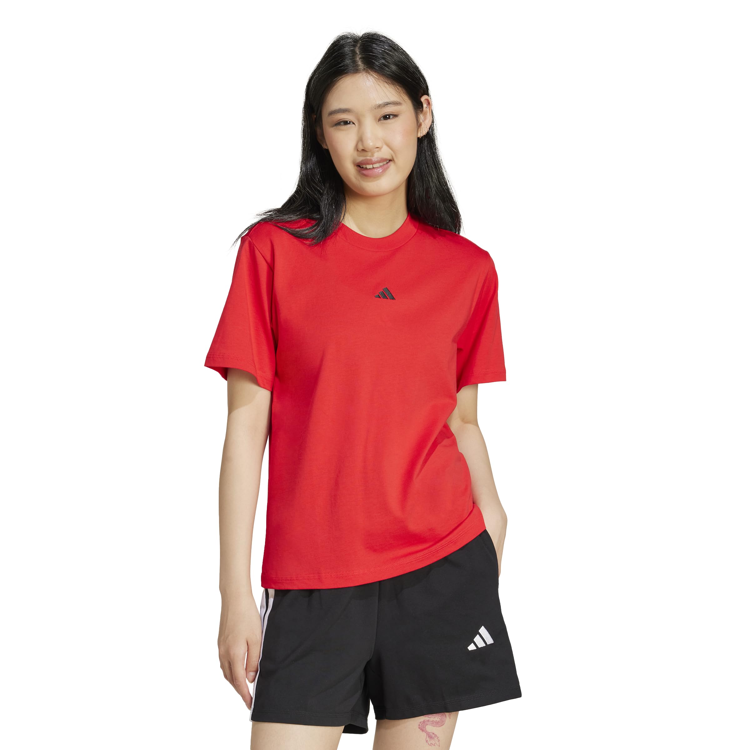 adidas Women's Essentials Small Logo Cotton T-Shirt