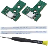 EMSea PS4 Pro Slim Controller JDS-030 Charging Port Ribbon Cable Replacement