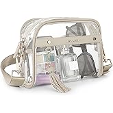 Missnine Clear Bag - Stadium Approved Small Purse for Women - Crossbody Bag for Concerts & Sports Events