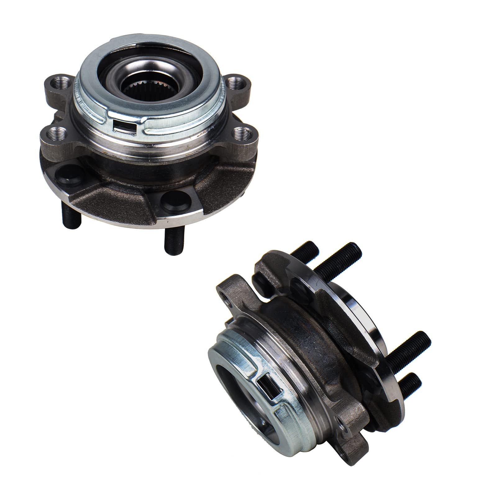 KUSATEC 513296 [2 Pack] Front Wheel Hub and Bearing Assembly Fit for ...