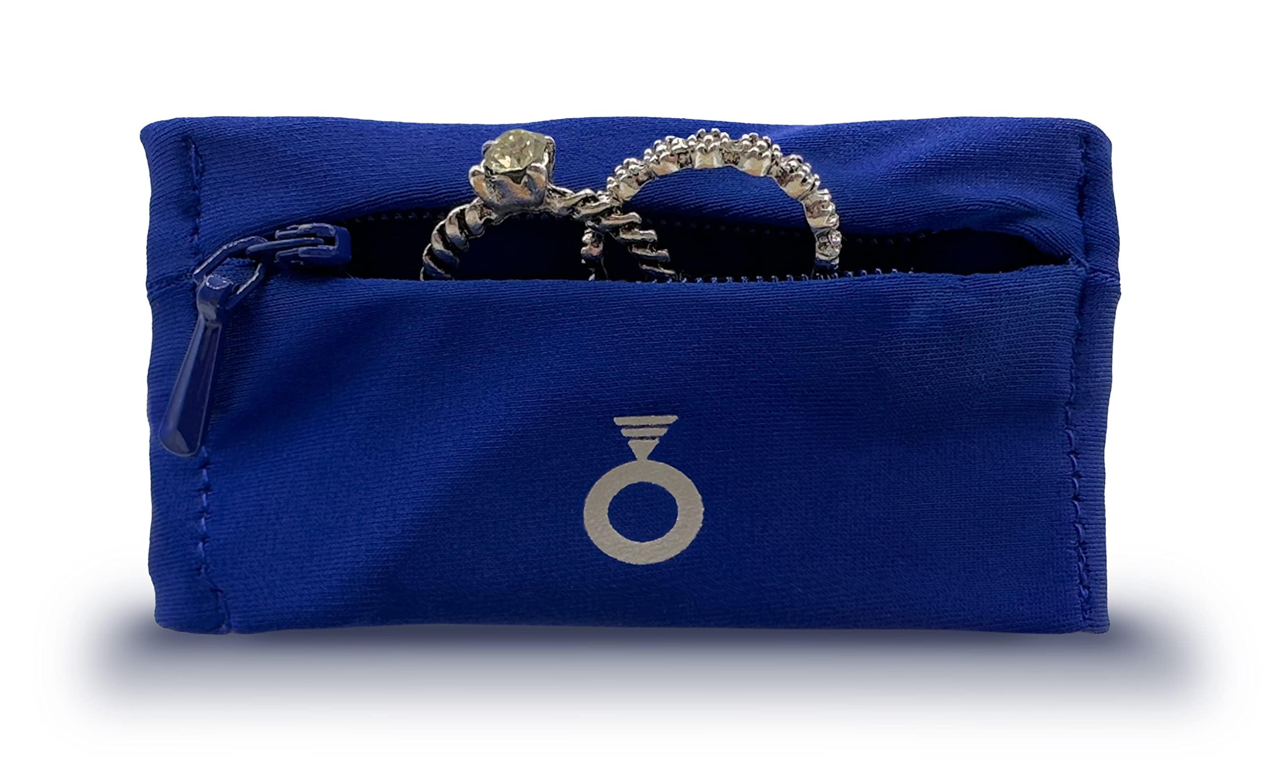 RingHero Wristband with Secure Zipper | Discretely Protect Wedding Ring at the Gym, Sports or Work | Stylish and Patented Wristband Ring Holder/Bracelet | Prevent Loss, Theft, Stays on Your Wrist — image 1