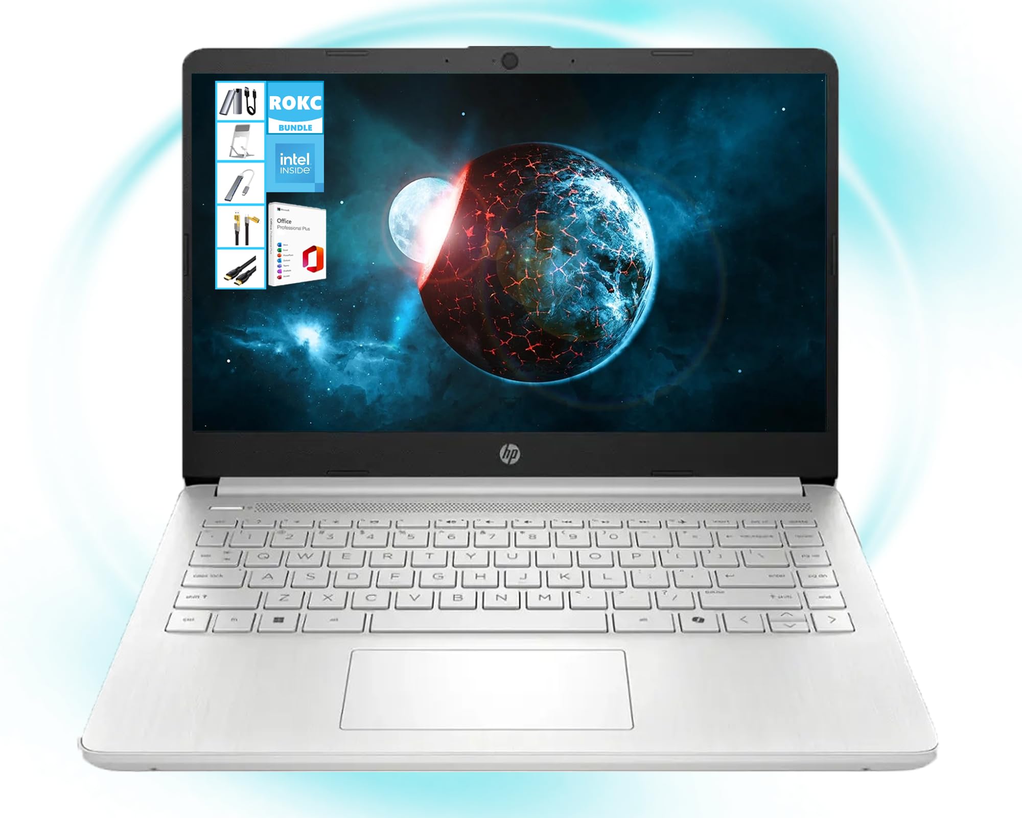 HP 14" HD Laptop with Microsoft Office and 1TB