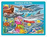 The Learning Journey 48 pc Lift & Discover Jigsaw Puzzle Creatures of the Sea Cardboard Puzzle