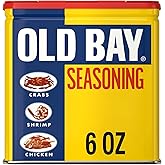 OLD BAY Seasoning, Classic Seafood, Non GMO, Gluten Free, Unique Blend of 18 Herbs &amp; Spices for Shrimp, Crab Dip, Seafood &amp; More, 6 oz