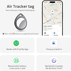 Tracker Tags-2 Pack Deep Black, 5.3 Bluetooth