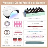 VANREESA Gel Nail Kit 24 Colours with 36W UV Lamp Manicure Tools view 6