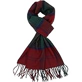 Achillea Cashmere Feel Tartan Plaid Scarf - Classic Winter Scarf for Men & Women, Scottish Heritage Holiday Gift