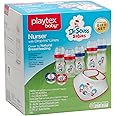 Playtex Baby Dr. Seuss Baby Bottles Gift Set – Newborn Baby Essentials with Binky Pacifiers, Nurser Bottles, Drop-Ins Liners & Bib