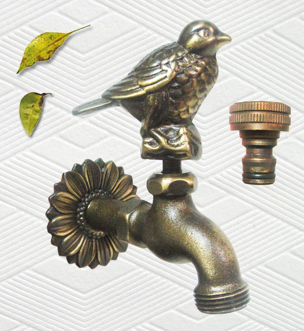 Amazon Com Taiwan Brass Bird Garden Outdoor Faucet With A Brass