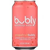 Bubly Sparkling Water, Grapefruit, 12 oz