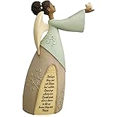 Enesco Foundations Bereavement Angel Stars Shine Down Figurine, 9.5 Inch, Multicolor