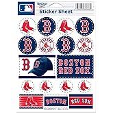 MLB Boston Red Sox Vinyl Sticker Sheet, 5" x 7"