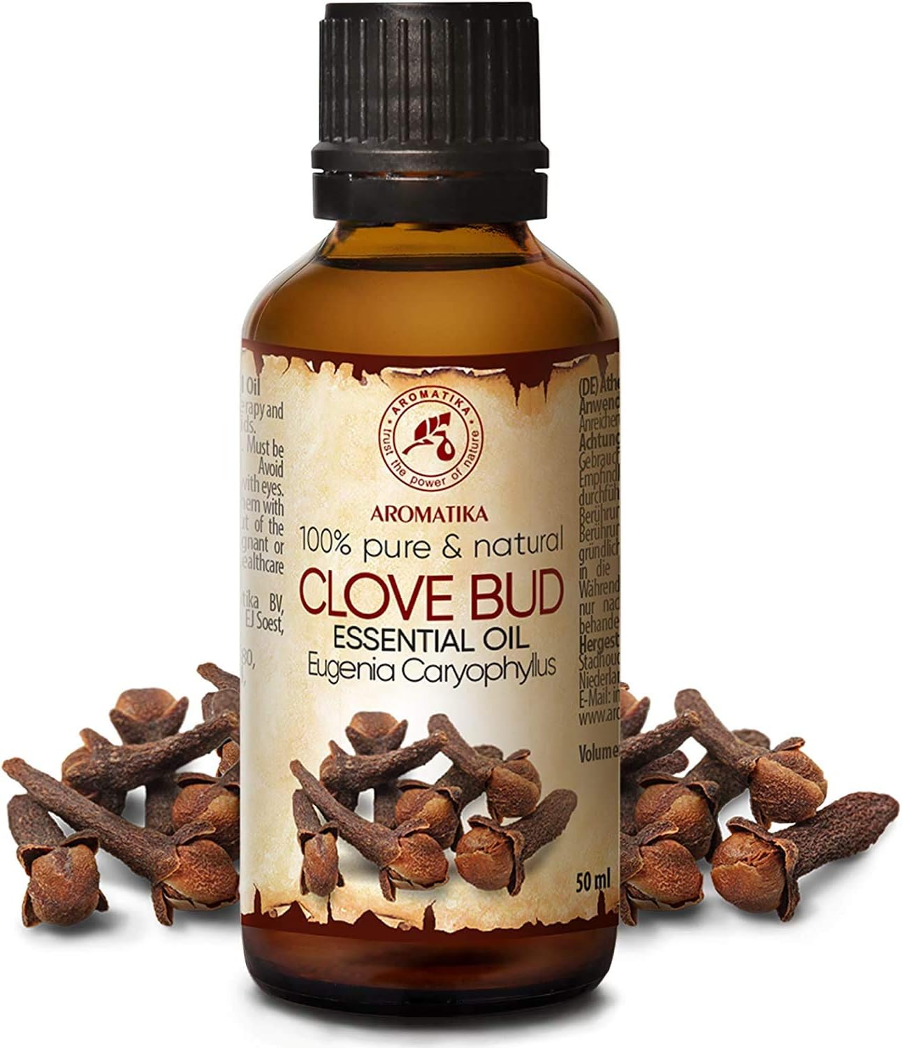 Clove Bud Essential Oil 50 ml, Eugenia Caryophyllus, Fragrance Oil, for Diffuser and Aroma Lamp, Sauna, Aroma Soap, Candle - Image 3