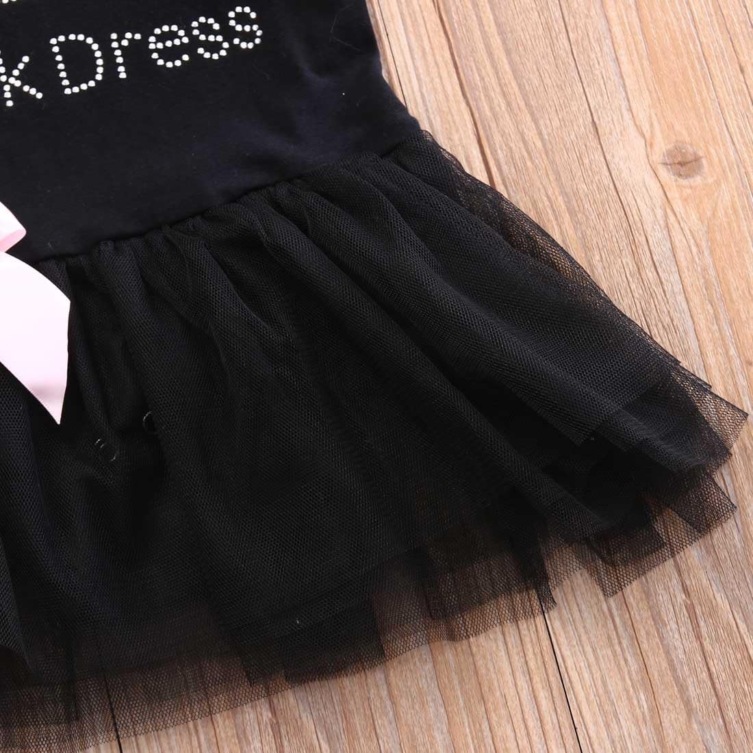 my little black dress baby outfit