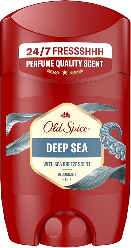 Deep Sea Desodorante en Barra para Hombre Sin Aluminio, 4x50ml