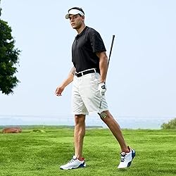 TEOHRW Mens Wide Golf Shoes Spikeless Waterproof