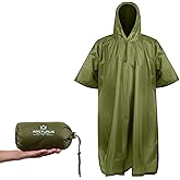 Arcturus Rain Ponchos | Adjustable Hood | Waterproof Ripstop Nylon | Great for Hunting, Fishing & Camping
