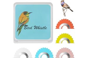 SHENGSEN Bird Whistle Toys 5 Colors 5 PCS,Warbler Original Magic Bird Caller Tongue,Oral Stunts Tricks Gag Tweeting Noisemaker Toys for Gift