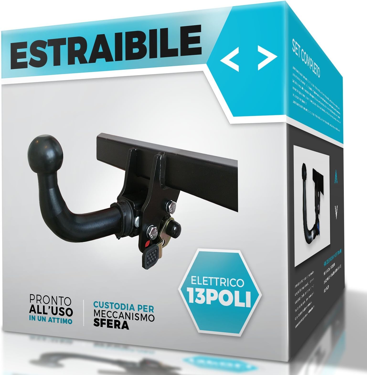 MCLP Detachable Towbar with Electric Kit 13Pin for HONDA CIVIC 1999-2001 EK Saloon