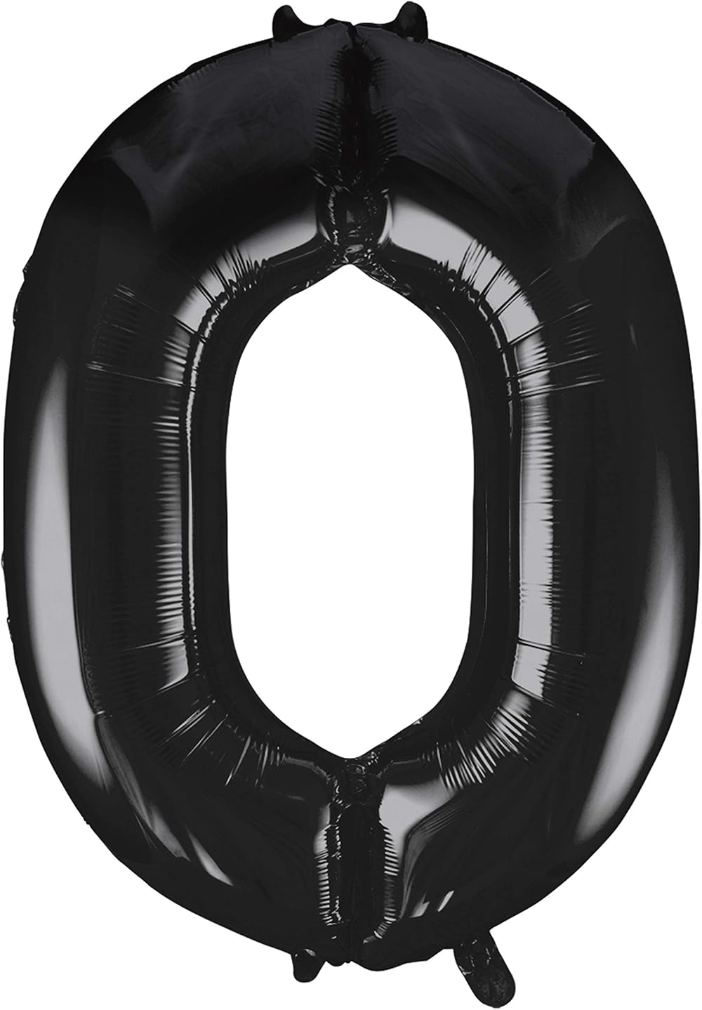 Unique Black Number 0 Foil Balloon 86cm Large One Piece