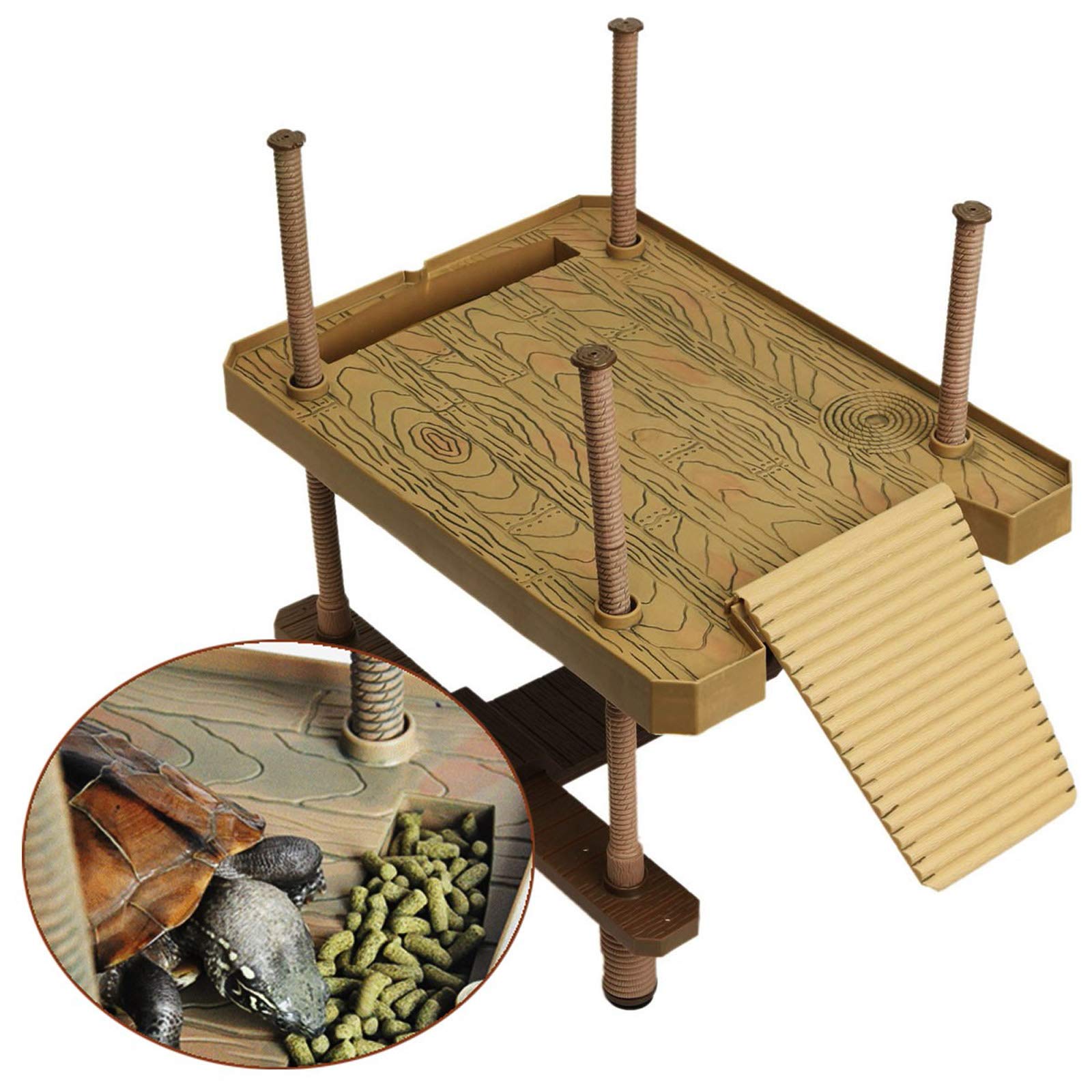 TEMU-SC Turtle basking platform, Terrapin tank(SIZE:L)