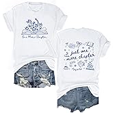 OCURHU Book Shirts for Women Reading Shirt Letter Print Book Lover Short Sleeve Tees