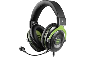 EKSA E900 Gaming Headset - Xbox Headset with Noise Canceling Microphone, 50MM Speaker, Lightweight and Comfortable, Wired Gaming Headphones Compatible with PC, PS4, PS5, Xbox One, Switch, Laptop