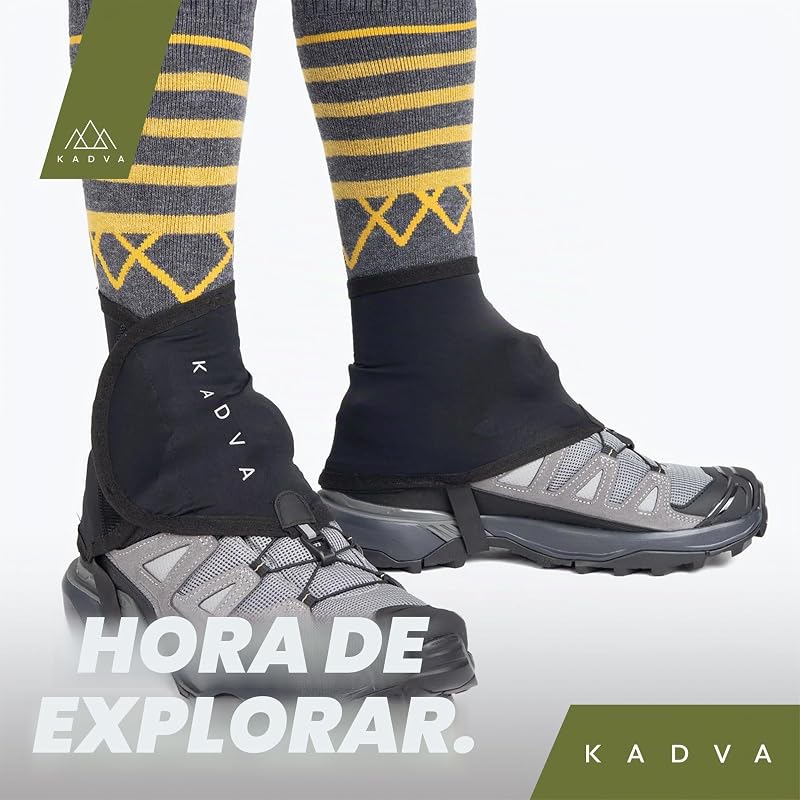 Nego Polainas de Nieve, Adultos Unisex, Negro, Talla única