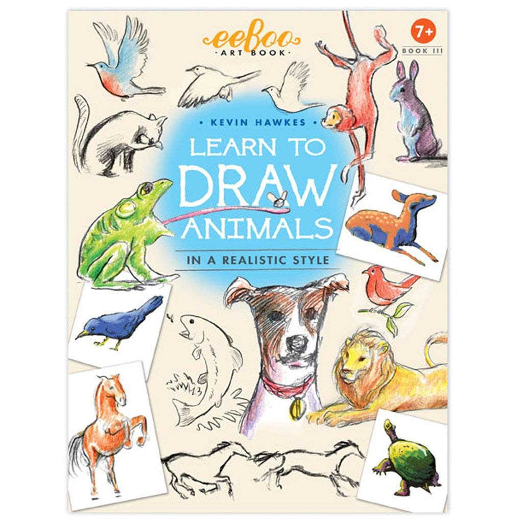 eeBoo Art Book 3 - Learn to Draw Animals with Kevin Hawkes
