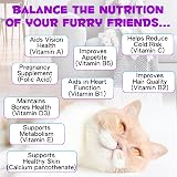 GMOLARSUSCO Cat Multivitamin Drops 15 in 1 Glucosamine Cranberry Immune Support view 9