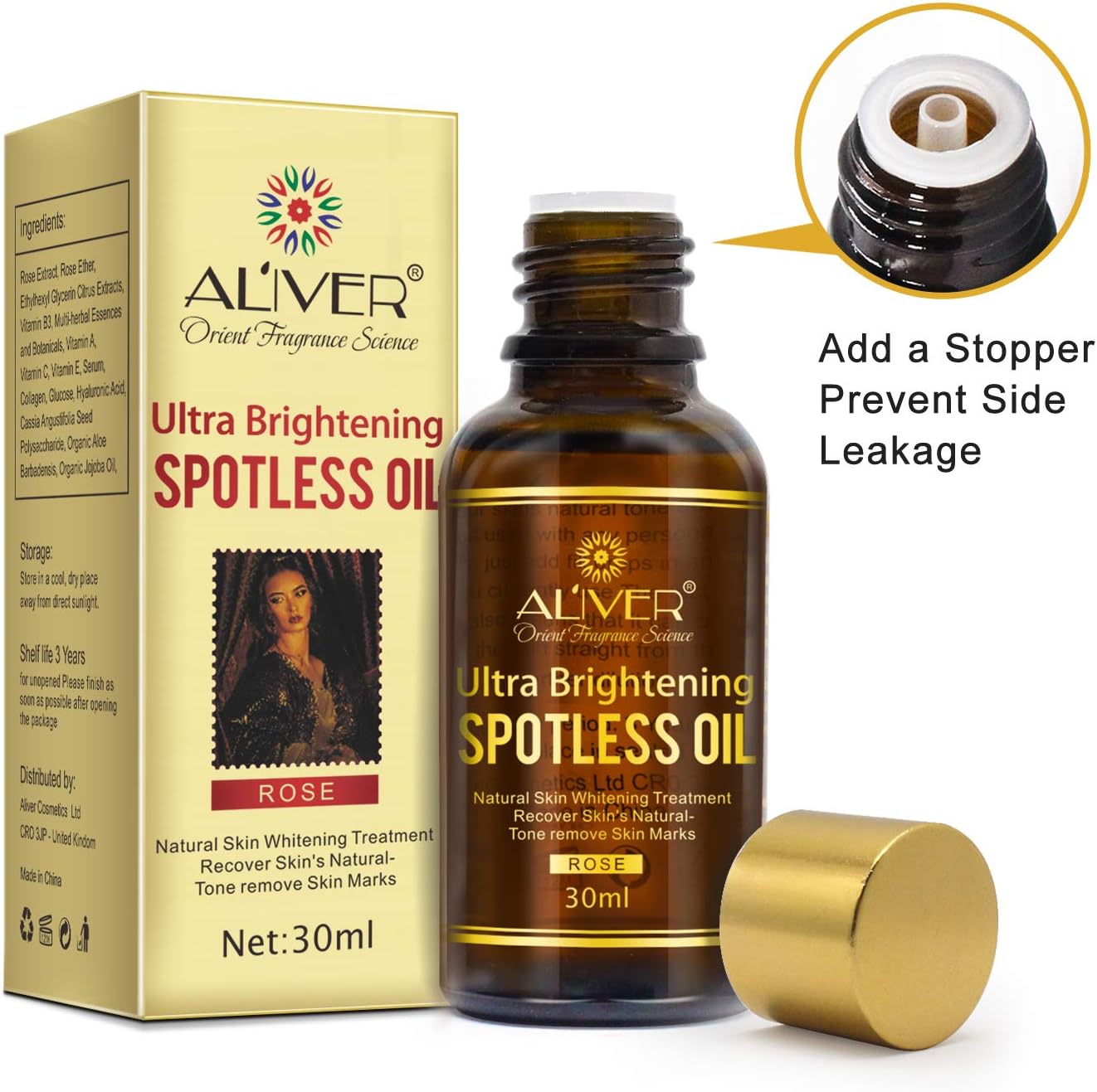 Ultra Brightening Spotless Oil Dark Spots Removal Age Spots Hyper-Pigmentation(30ML)