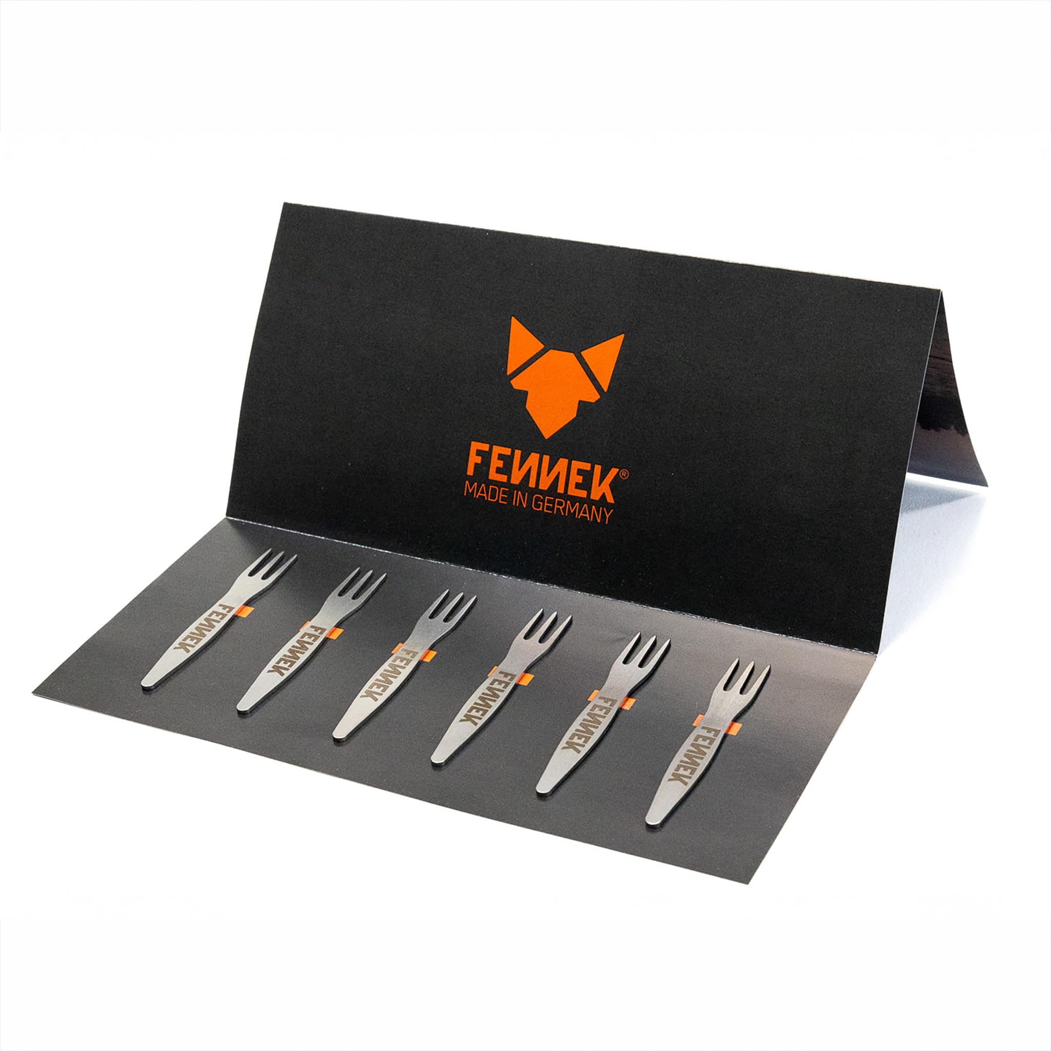 FENNEK Set of Barbecue Forks | Pickers, Skewers | for Chips, Sausages, Picnics, Parties | Set of 6