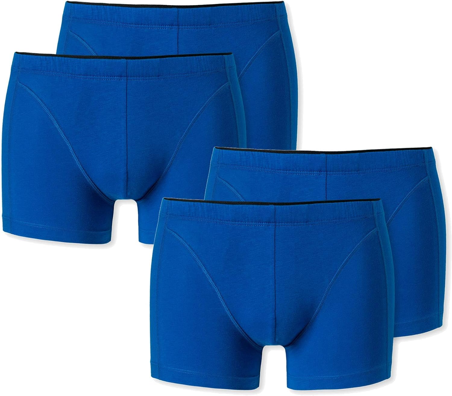 Schiesser 5 Pack Boxershorts Bio Baumwolle Multipack-95/5 Organic Mutande da Uomo, Indaco_172691, 10 (Pacco da 5