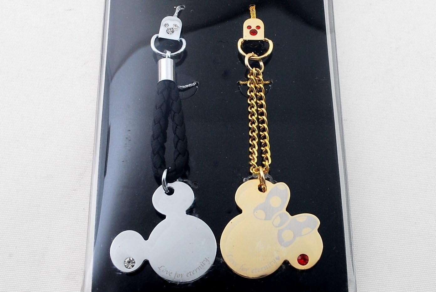 Amazon ディズニー リゾート限定 ペアストラップ ミッキー ミニー アニメ 萌えグッズ 通販