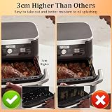 Exsivemy Silicone Air Fryer Liner for Ninja Foodi Flexdrawer 14pcs Set view 3