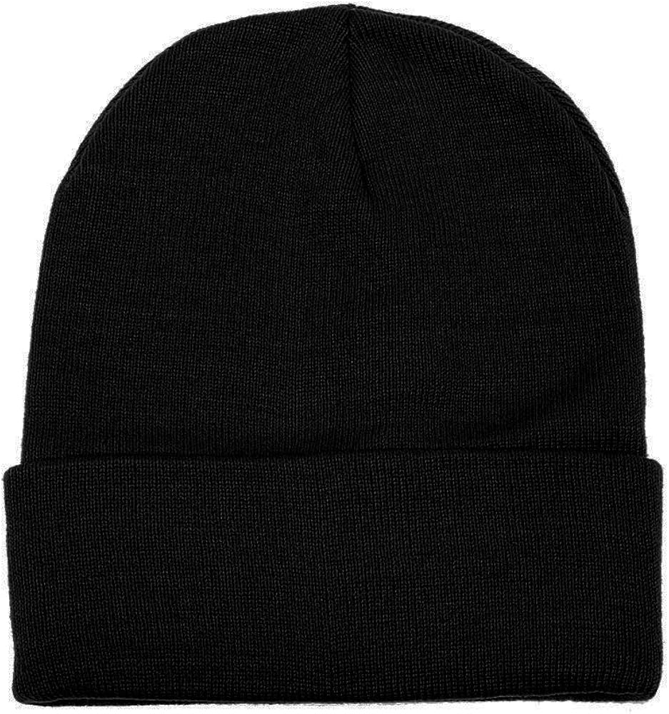 Gelante Unisex Beanie Cap Knitted Warm Solid Color Multi-Packs (12 Pack: Black) at  Men’s Clothing store