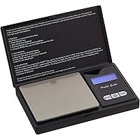 Weigh Gram Scale Digital Pocket Scales 500g by 0.01g Grams for Jewelry (Battery Included)