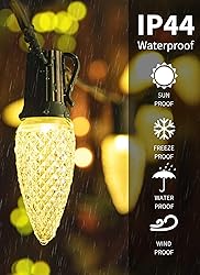 Brightown C9 Christmas String Lights Outdoor Led