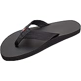 Rainbow Sandals Men's Single Layer Soft Top 1" EVA Rubber Filled Nylon Strap