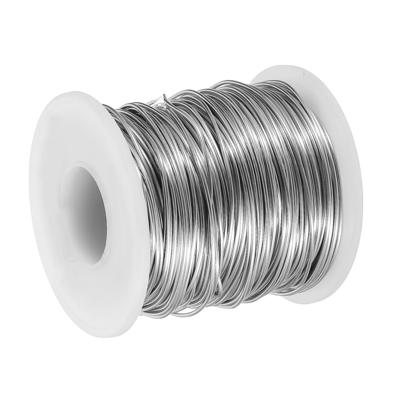 PATIKIL 18 Gauge Jewelry Copper Wire, 45m/147.6Ft Spool Pure Copper Wire Craft Wire Tarnish Resistant Copper Beading Wire for Jewelry Making Supplies, Silver