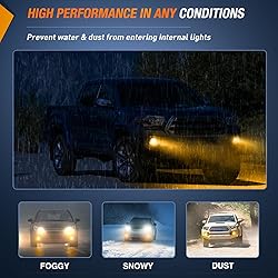 Nilight Fog Lights Assembly Compatible with 2016