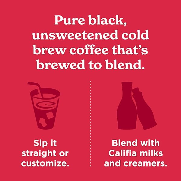 CALIFIA FARMS -UNSWEETENED COLD BREW COFFEE | 32 OZ | DAIRY FREE | GLUTEN FREE | PLANT BASED | NON-GMO