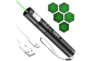 CYAHVTL Green Laser Pointer High Power,[Material Upgrade] Laser Pointer Pen，[2000 metres] Green Lazer Pointer Rechargeable for Hiking,Cat Laser Toy USB Charge