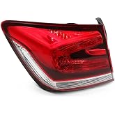 Aspaton Left Tail Light Assembly Compatible with Civic Sedan 2013-2015 | Driver Side Outer Taillight Rear Lamp HO2804102 33550TR0A51 Direct Replacement for Tail Light Assembly