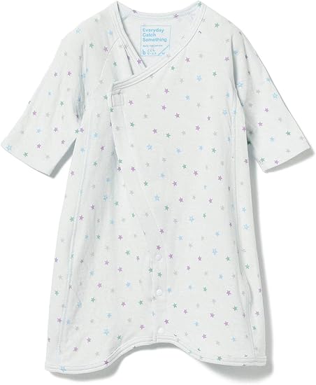 Amazon Co Jp コドモビームス ロンパース 柄マルチ 2way コンビ 肌着 ユニセックス 50 70cm キッズ サックス 50 70 服 ファッション小物